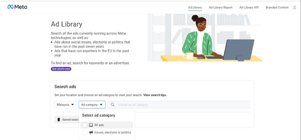 meta facebook ads library