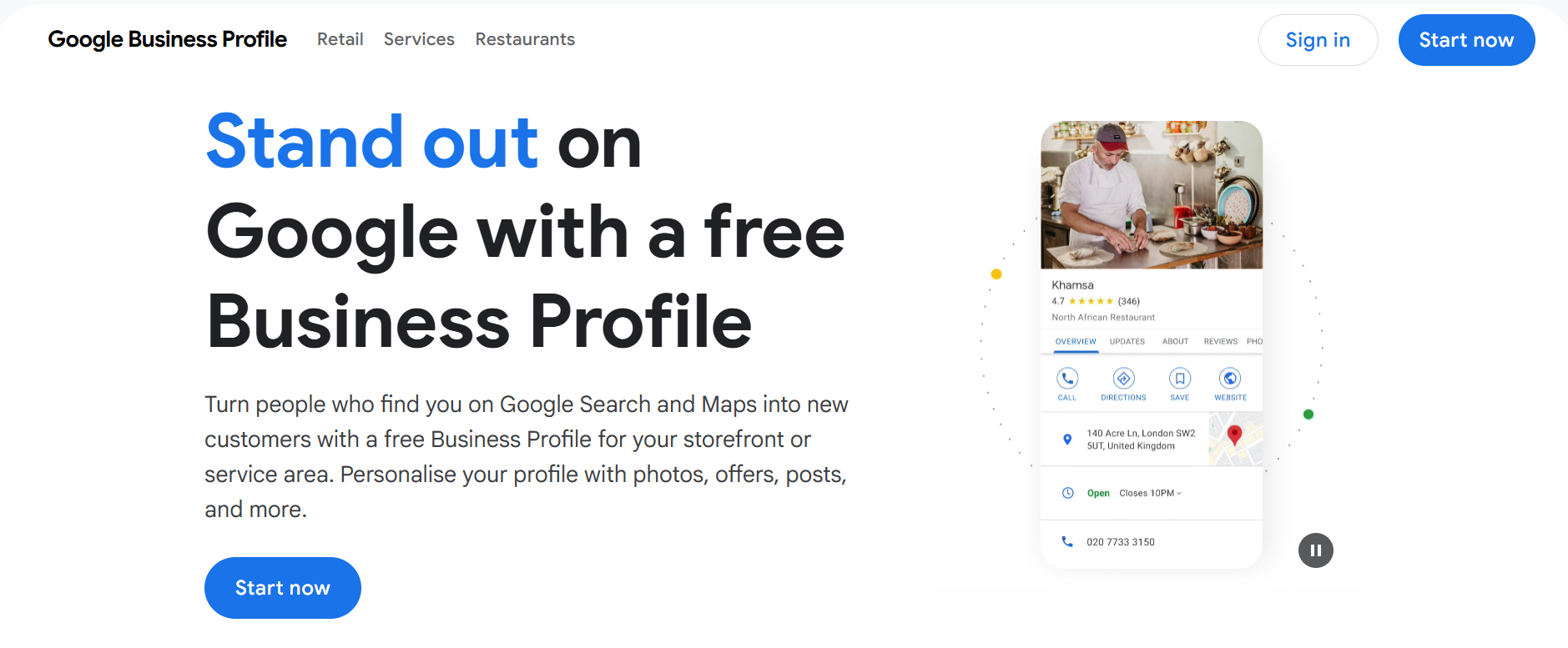 google business profile cover photo